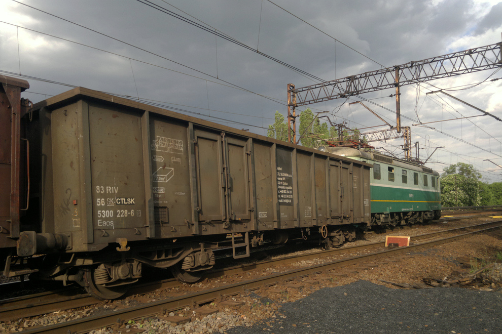 Wykolejony poci�g we Wrzeszczu