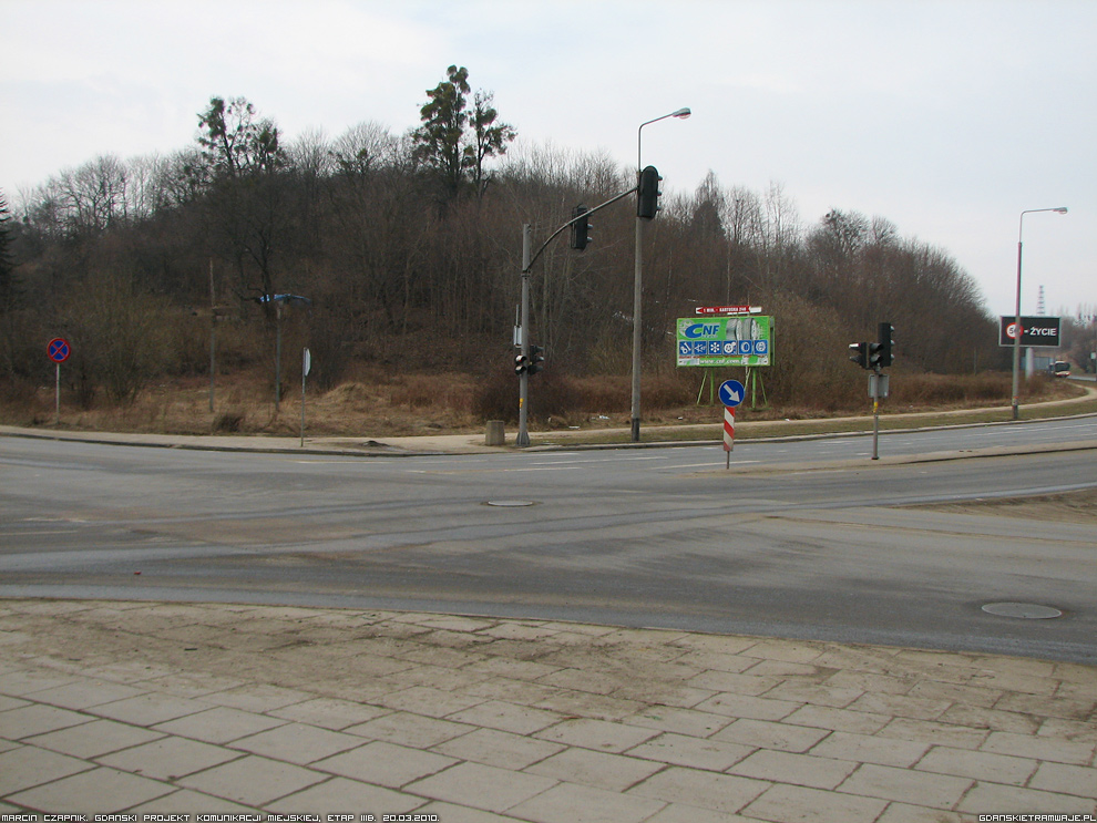 Skrzy�owanie ul. Kartuskiej, �ostowiskiej, Nowolipie