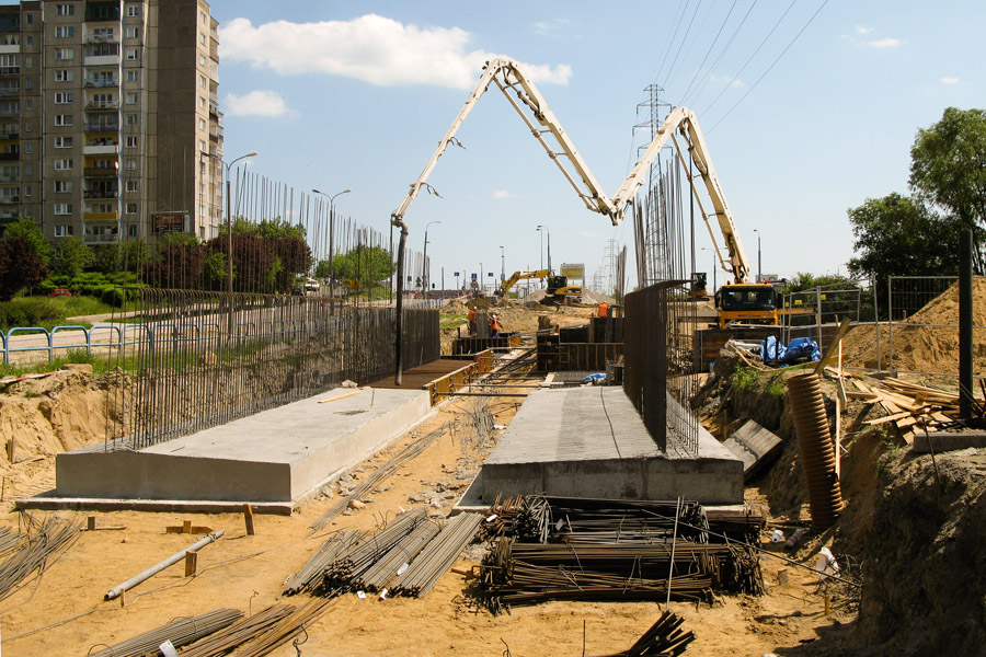 Nowa ��dzka - budowa dzie� 208