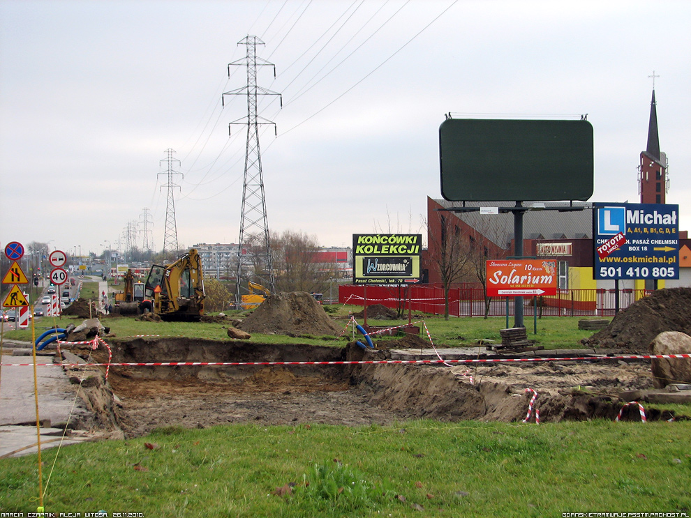 Aleja Witosa - budowa dzień 23