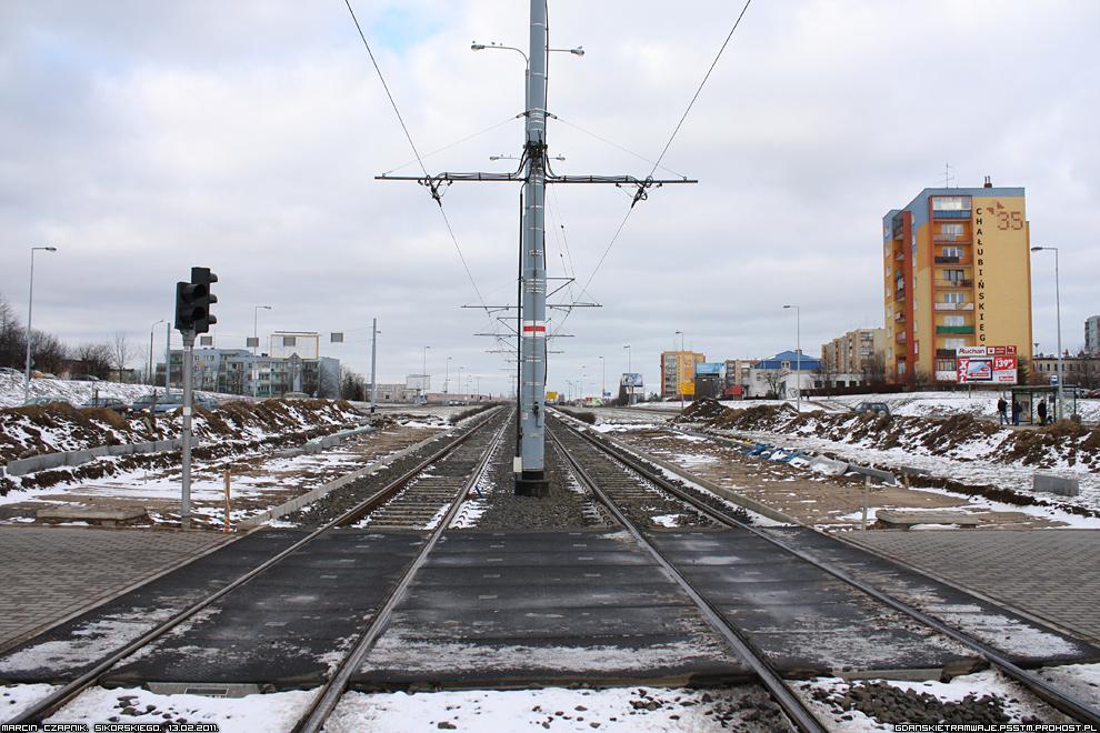 Aleja Sikorskiego - budowa dzie� 102