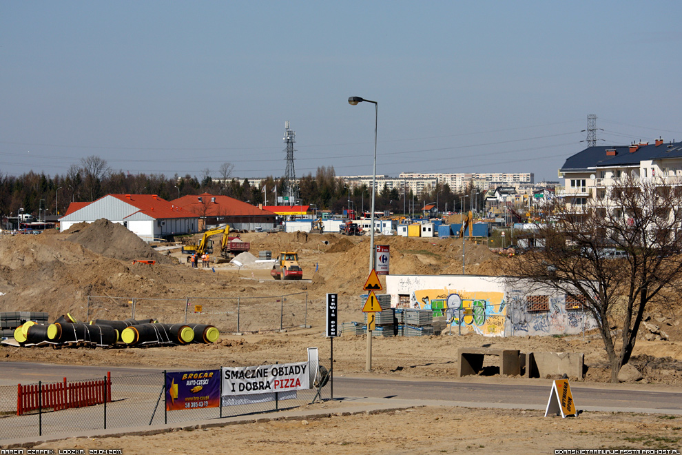 Nowa ��dzka - budowa dzie� 168