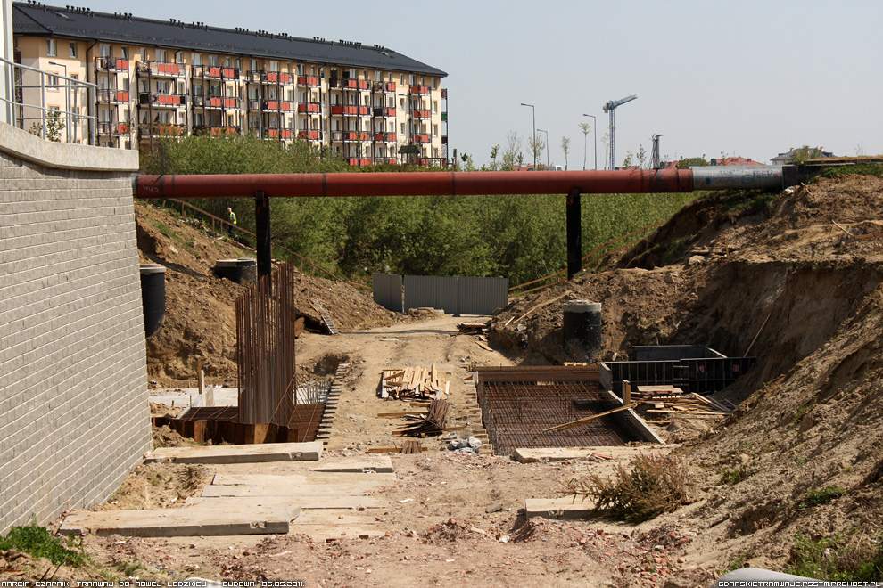 Nowa ��dzka - budowa dzie� 184