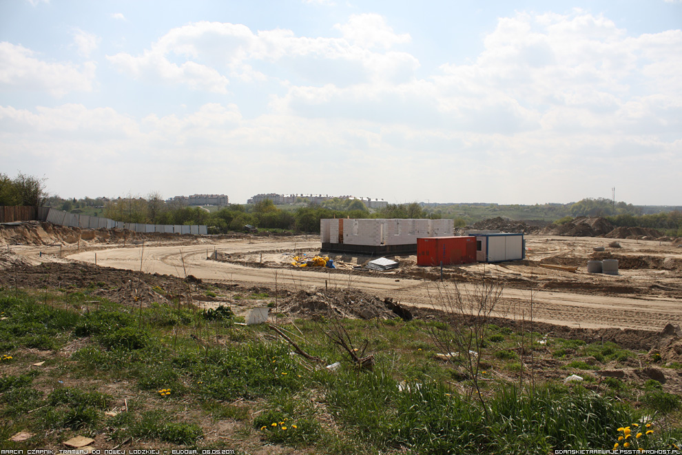 Nowa ��dzka - budowa dzie� 184