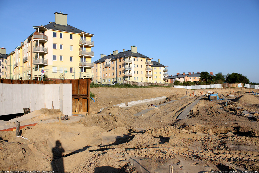 Nowa ��dzka - budowa dzie� 213