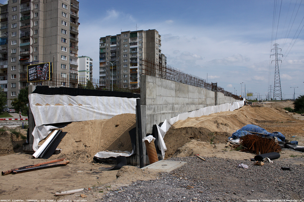 Nowa ��dzka - budowa dzie� 256