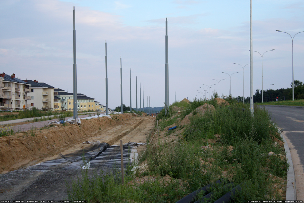 Nowa ��dzka - budowa dzie� 291