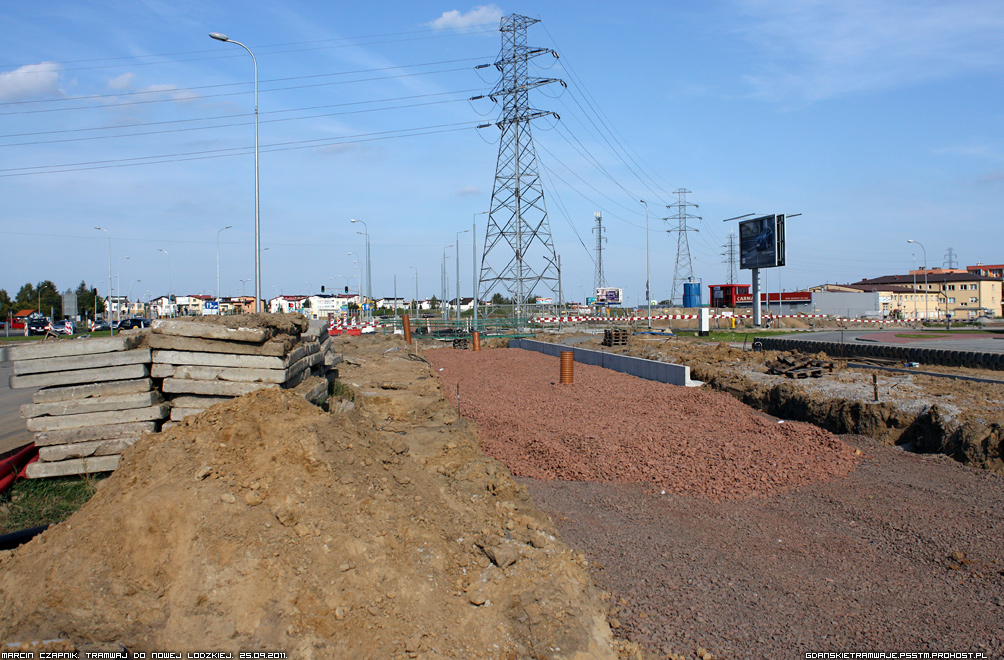 Nowa ��dzka - budowa dzie� 327