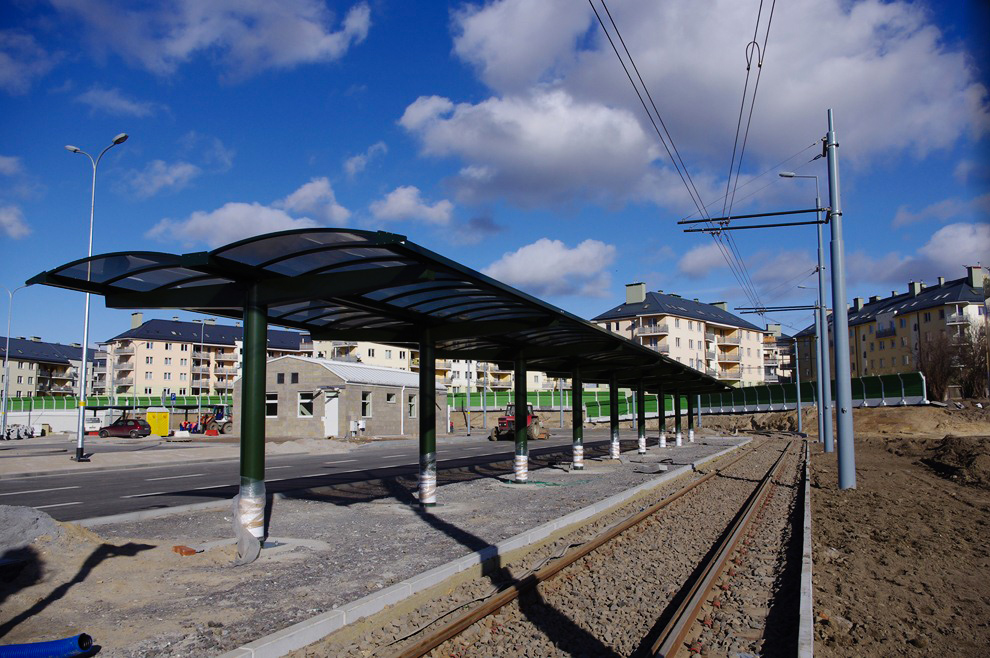 Nowa ��dzka - budowa dzie� 485