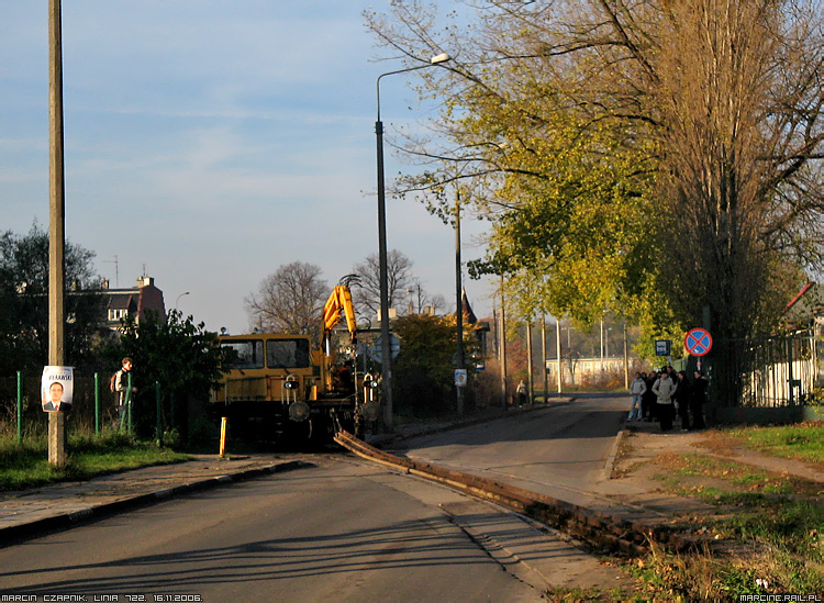 Rozbi�rka linii 722