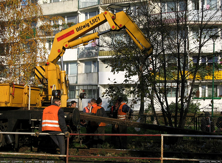 Rozbi�rka linii 722