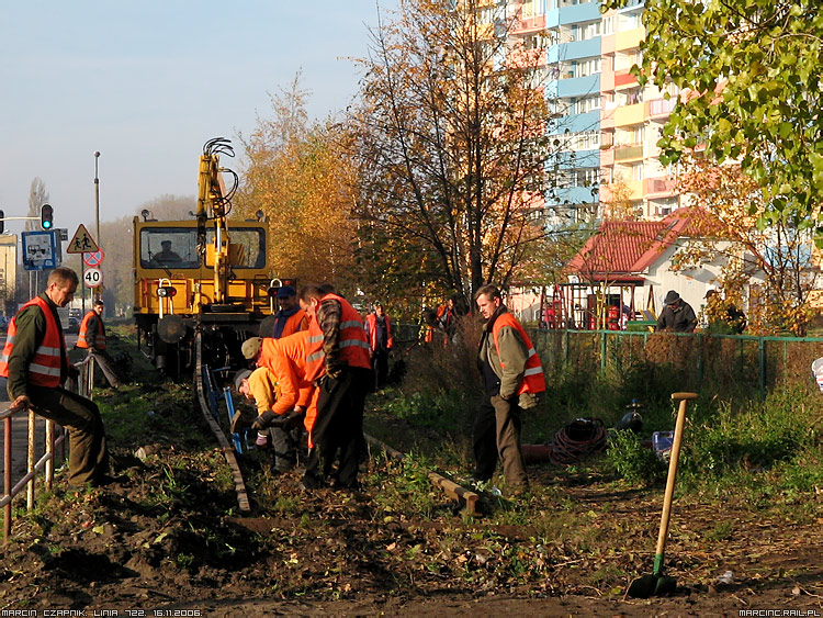 Rozbi�rka linii 722