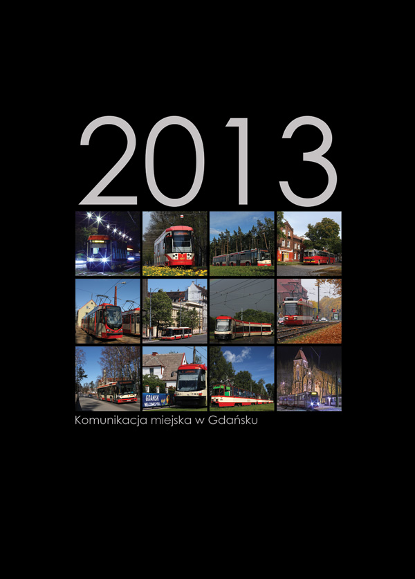 Kalendarz wieloplanszowy Komunikacja miejska w Gda�sku 2013