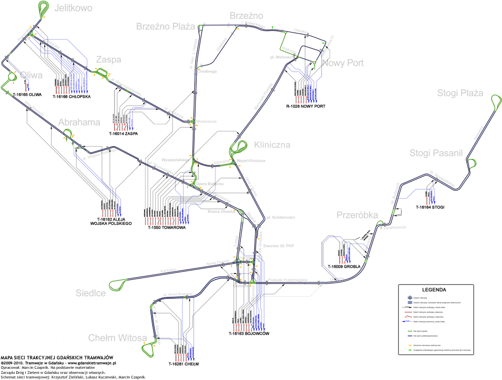 Schemat sieci zasilaj�cej