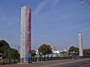 Piaskowanie s�up�w